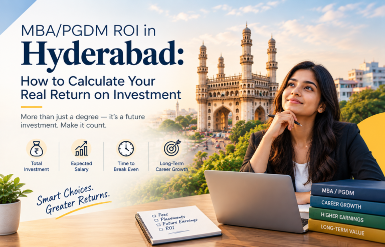 MBA PGDM ROI in Hyderabad How to Calculate Your Real Return on Investment